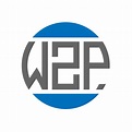 WZP letter logo design on white background. WZP creative initials ...