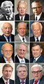 Das sind die Bundespräsidenten von 1949 bis heute