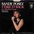 Sandy Posey – I Take It Back / The Boy I Love (1967, Vinyl) - Discogs