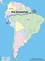 ¿Dónde está el río Amazonas? (con mapa) — Saber es práctico