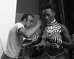 Behind the Scenes Photographs of Grace Jones Being Painted With Tribal ...