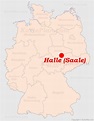 Halle Deutschlandkarte