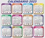 Calendário com feriado 2023 | Focalizando