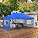 Ainfox 10x20 ft Outdoor Canopy Tent, Pop up Canopy Tent Portable Shade ...