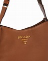 Leather hobo bag | Prada