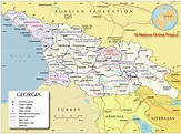 Political Map of Georgia - Nations Online Project