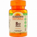 Sundown Naturals, Vitamin B12, 1000 mcg, 120 Timed Release Tablets ...