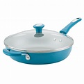 Rachael Ray 12- Get Cooking! Aluminum Non-Stick Frying Pan, Fry Pan ...