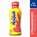 Nestle Nesquik Strawberry Flavored Lowfat Milk, Ready to Drink, 14 fl ...