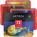 Arteza Professional Vibrant Colored Pencils, Assorted Colors, Set for ...