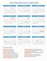 Calendario 2021 Chile Con Feriados Para Imprimir