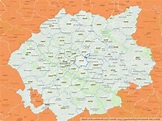 33719 Bielefeld mit PLZ Karte und Straßenverzeichnis
