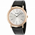 Piaget Altiplano Mechanical Silver Dial Leather Men's Watch G0A31114 ...