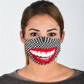 Buy Hand Crafted Funny Big Mouth Reusable Washable Adjustable Face Mask ...