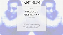 Nikolaus Federmann Biography - 16th-century German conquistador in ...