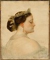Porträt von Mathilde Bonaparte (1820-190 - Thomas Couture als ...