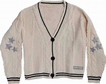 Taylor Swift Cardigan en tricot folklore - Blanc - M : Amazon.fr: Mode
