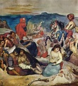 Eugène Delacroix, paintings Massacre of Chios 1824 | ArtsViewer.com