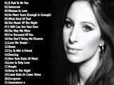 Barbra Streisand Greatest Hits | Best Songs Of Barbra Streisand | Best ...