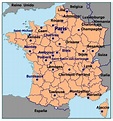 MAPA DE FRANCIA