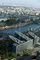 Luftaufnahme Paris Issy-les-Moulineaux - Verwaltungsgebäude des ...
