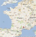 Montpellier on Map of France - World Easy Guides