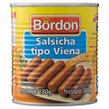 Salsicha Conserva Bordon LT 180G Viena - Supermercado Mundial