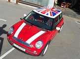 Mini Cooper techo bandera - Vinilo Cars