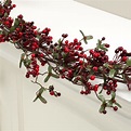 Red Artificial Berry Garland - Garlands - Floral Supplies - Craft Supplies