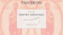 Dmitry Shemyaka Biography | Pantheon
