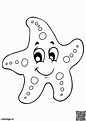 Starfish Coloring Pages Printable