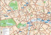City of London map - London city map (England)