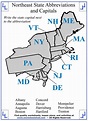 Northeast States And Capitals Quiz Free Printable - Printable Form ...