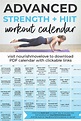 strength training for women | 30 day workout calendar - Nourish, Move, Love
