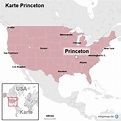 StepMap - Karte Princeton - Landkarte für USA