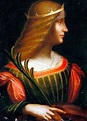Retrato de Isabella de Este – Leonardo da Vinci ️ - Es: Da vinci leonardo
