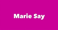 Marie Say - Spouse, Children, Birthday & More