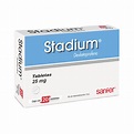 Stadium 25 mg 20 Tabletas - Farmacias Klyns