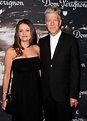 David Lynch et sa compagne Emily Stofle à la grande soirée Dom Pérignon ...