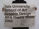 Yale Graphic Design Thesis Show 2002: Announcement – Sulki & Min