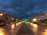 Storm rolling in over downtown Marshfield WI : r/pics