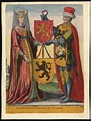 Antique Print-MARGARET OF DAMPIERRE-COUNTESS OF FLANDERS-BURGUNDY ...