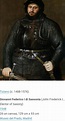 Giovanni Federico I di Sassonia ritratto dopo essere stato sconfitto nella battaglia di Mühlberg ...