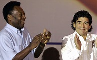 Pelé y Maradona jugaron juntos en un programa de televisión | VIDEO ...