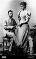 Nicholas II Alexandrowitsch und Alexandra Feodorowna Stockfotografie ...