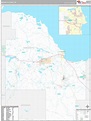 Marquette County, MI Wall Map Premium Style by MarketMAPS - MapSales