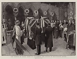 I funerali del principe Enrico di Battenberg, il servizio nella chiesa ...