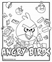 Imágenes y dibujos de Angry Birds para imprimir y Colorear
