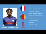 Valentin Atangana Edoa (Stade Reims | France) footage vs Denmark U17 ...