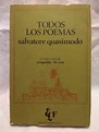 Todos Los Poemas Salvatore Quasimodo Fausto B | El Rio Libros
